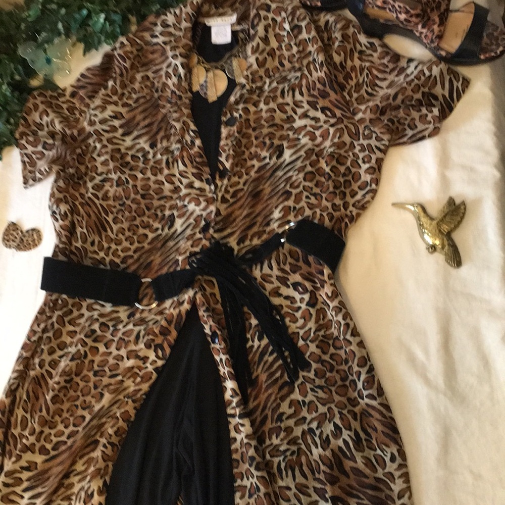 Miss Dorby Maxi Animal Print Duster - Picture 3 of 8